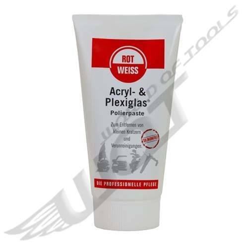 ROTWEISS Acrylglas - Plexiglas Polierpaste - Entfernt kleine Kratzer